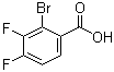 结构式 CAS# 170108-05-1, 2-溴-3,4-二氟苯甲酸