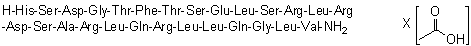 Secretin (pig) acetate molecular structure (CAS 17034-34-3)