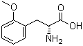 结构式 CAS# 170642-31-6, (R)-2-氨基-3-(2-甲氧基苯基)丙酸