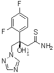 结构式 CAS# 170863-34-0, (2R,3R)-3-(2,4-二氟苯基)-3-羟基-2-甲基-4-(1H-1,2,4-三唑-1-基)硫代丁酰胺