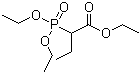 structure of CAS# 17145-91-4, 2-Phosphonobutyric acid triethyl ester;Ethyl 2-(diethoxyphosphinyl)butanoate; Ethyl 2-(diethoxyphosphoryl)butanoate; Ethyl 2-(diethylphosphono)butyrate; NSC 22423; Triethyl 2-phosphonobutanoate; Triethyl 2-phosphonobutyrate; Triethyl alpha-phosphonobutyrate; alpha-Diethylphosphonobutanoic acid ethyl ester