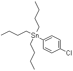 structure of CAS# 17151-48-3, Tributyl(4-chlorophenyl)stannane;Tributyl(p-chlorophenyl)stannane; Tributyl(p-chlorophenyl)tin