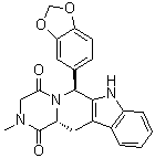 structure of CAS# 171596-28-4, 6-epi-Tadalafil;(6S,12aR)-6-(1,3-Benzodioxol-5-yl)-2,3,6,7,12,12a-hexahydro-2-methylpyrazino[1',2':1,6]pyrido[3,4-b]indole-1,4-dione