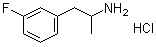 结构式 CAS# 1716-59-2, 3-氟安非他命盐酸盐