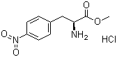 结构式 CAS# 17193-40-7, (S)-4-硝基苯基丙氨酸甲酯盐酸盐