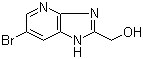 结构式 CAS# 172648-19-0, 6-溴-1H-咪唑并[4,5-b]吡啶-2-甲醇