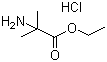 structure of CAS# 17288-15-2, Ethyl 2-amino-2-methylpropanoate hydrochloride;2-Amino-2-methyl-propionic acid ethyl ester hydrochloride; 2-Aminoisobutyric acid ethyl ester hydrochloride