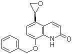 结构式 CAS# 173140-90-4, 5-(2R)-2-环氧乙烷基-8-苄氧基-2(1H)-喹啉酮