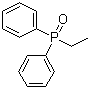 结构式 CAS# 1733-57-9, 乙基二苯基氧化膦