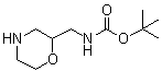 结构式 CAS# 173341-02-1, [(吗啉-2-基)甲基]氨基甲酸叔丁酯