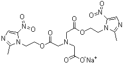 结构式 CAS# 173357-17-0, 甘氨双唑钠