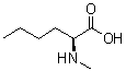 结构式 CAS# 17343-27-0, N-甲基-L-正亮氨酸