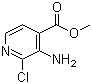 结构式 CAS# 173435-41-1, 3-氨基-2-氯异烟酸甲酯