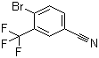 结构式 CAS# 1735-53-1, 3-三氟甲基-4-溴苯腈