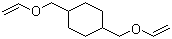 Cyclohexanedimethanol divinyl ether molecular structure (CAS 17351-75-6)