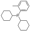 structure of CAS# 173593-25-4, Dicyclohexyl(2-methylphenyl)phosphine;Dicyclohexyl(2-tolyl)phosphine; Dicyclohexyl(o-tolyl)phosphine
