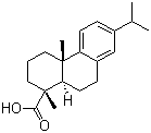 structure of CAS# 1740-19-8, Dehydroabietic acid;(+)-Dehydroabietic acid; Abieta-8,11,13-trien-18-oic acid; (1R,4aS,10aR)-1,2,3,4,4a,9,10,10a-Octahydro-1,4a-dimethyl-7-(1-methylethyl)-1-phenanthrenecarboxylic acid