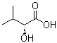 结构式 CAS# 17407-56-6, (2R)-3-甲基-2-羟基丁酸