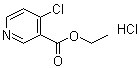 4-Chloronicotinic acid ethyl ester hydrochloride molecular structure (CAS 174496-99-2)
