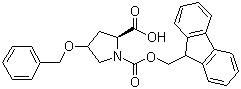 structure of CAS# 174800-02-3, Fmoc-O-Benzyl-L-4-hydroxyproline;Fmoc-Hyp(Bzl)-OH