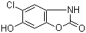 结构式 CAS# 1750-45-4, 6-羟基氯唑沙宗; 5-氯-6-羟基-2(3H)-苯并恶唑酮