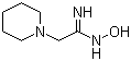 结构式 CAS# 175136-64-8, N-羟基-1-哌啶乙脒