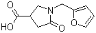 1-(2-Furylmethyl)-5-oxopyrrolidine-3-carboxylic acid molecular structure (CAS 175136-93-3)