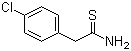 2-(4-Chlorophenyl)ethanethioamide molecular structure (CAS 17518-48-8)