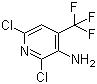 结构式 CAS# 175277-67-5, 2,6-二氯-4-(三氟甲基)-3-吡啶胺