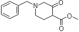 Methyl 1-benzyl-3-oxo-4-piperidinecarboxylate molecular structure (CAS 175406-94-7)