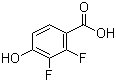 结构式 CAS# 175968-39-5, 2,3-二氟-4-羟基苯甲酸