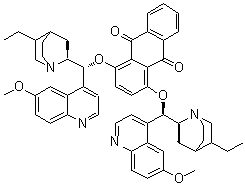结构式 CAS# 176097-24-8, 1,4-二(二氢化奎宁)蒽醌