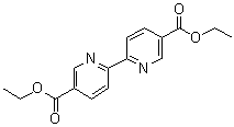结构式 CAS# 1762-46-5, 2,2'-联吡啶-5,5'-二羧酸二乙酯
