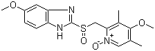 结构式 CAS# 176219-04-8, 奥美拉唑 N-氧化物