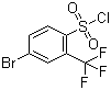结构式 CAS# 176225-10-8, 4-溴-2-(三氟甲基)苯磺酰氯