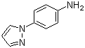 结构式 CAS# 17635-45-9, 4-(1H-吡唑-1-基)苯胺; 1-(4-氨基苯基)吡唑