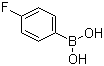 structure of CAS# 1765-93-1, 4-Fluorobenzeneboronic acid