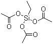 structure of CAS# 17689-77-9, (Triacetoxy)ethylsilane;Ethylsilanetriyl triacetate