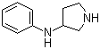 structure of CAS# 17741-13-8, N-Phenylpyrrolidin-3-amine