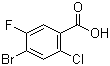 结构式 CAS# 177480-81-8, 4-溴-2-氯-5-氟苯甲酸