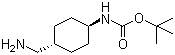 结构式 CAS# 177583-27-6, L-(4-氨甲基环己基)氨基甲酸叔丁酯