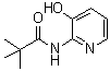 结构式 CAS# 177744-83-1, N-(3-羟基-2-吡啶基)-2,2-二甲基丙酰胺