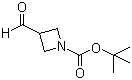 structure of CAS# 177947-96-5, tert-Butyl 3-formylazetidine-1-carboxylate;1-(tert-Butoxycarbonyl)-3-azetidinecarboxaldehyde; 3-Formylazetidine-1-carboxylic acid tert-butyl ester