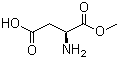 结构式 CAS# 17812-32-7, L-天门冬氨酸 1-甲酯; L-天冬氨酸 1-甲酯