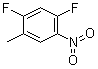 structure of CAS# 179011-38-2, 2,4-Difluoro-5-nitrotoluene;1,5-Difluoro-2-methyl-4-nitrobenzene