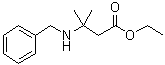 结构式 CAS# 17945-54-9, 3-(苄基氨基)-3-甲基丁酸乙酯