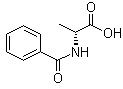 结构式 CAS# 17966-60-8, 苯甲酰-D-丙氨酸