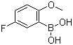 structure of CAS# 179897-94-0, 5-Fluoro-2-methoxyphenylboronic acid;2-Methoxy-5-fluorophenylboronic acid