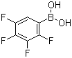 结构式 CAS# 179923-32-1, 2,3,4,5-四氟苯硼酸