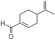 结构式 CAS# 18031-40-8, 紫苏醛; (S)-4-异丙烯基-1-环己烯甲醛